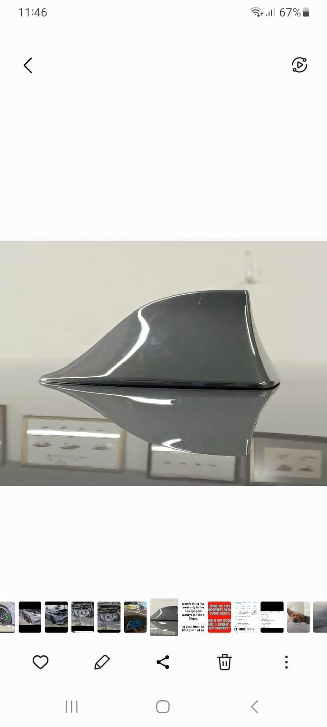 Customer photo review of 'Shark Fin' Aerial (Painted) - Mk3/3.5 Ford Focus / Mk8 Ford Fiesta