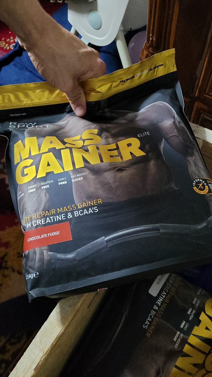 Customer photo review of Mass Gainer Protein Powder