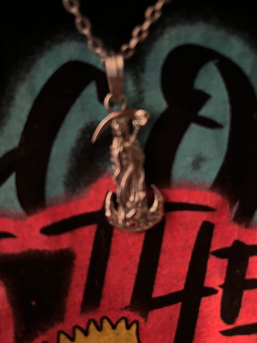 Customer photo review of UPGRADED SANTA MUERTE PENDANT