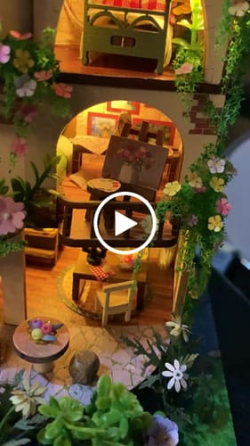 Customer video review of The Forest Castle DIY Miniature House