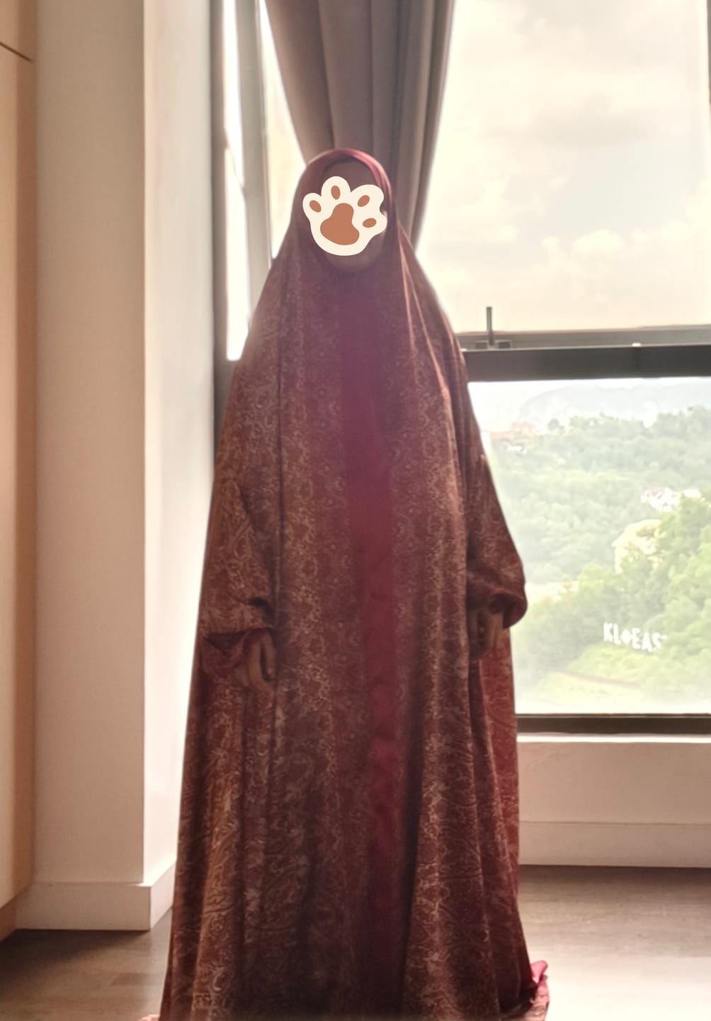 Customer photo review of SUBMISSION- BURGUNDY