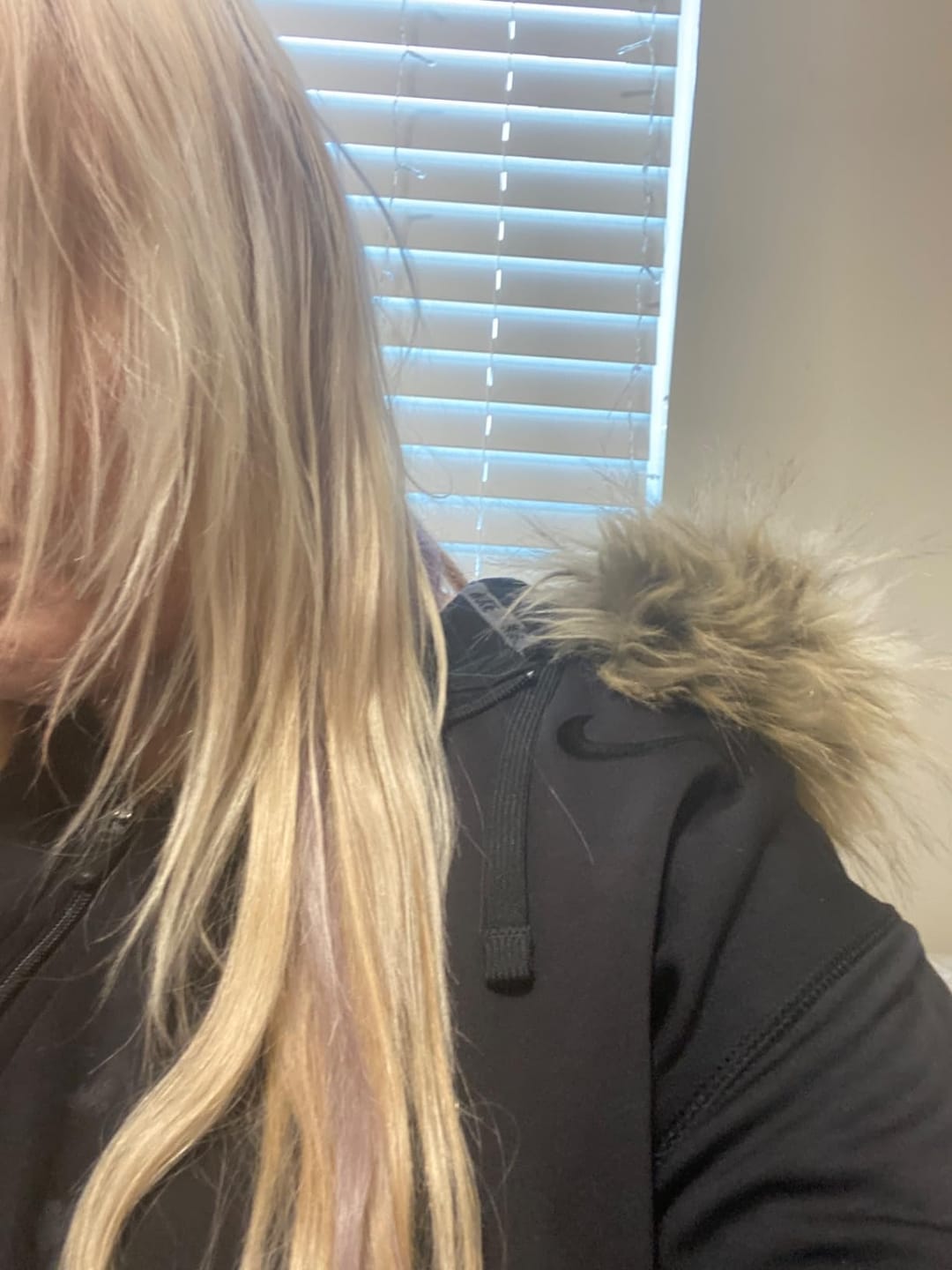 Customer photo review of Hand Tied Weft Hair Extensions Virgin Hair with Pink Blonde Highlights #18/613