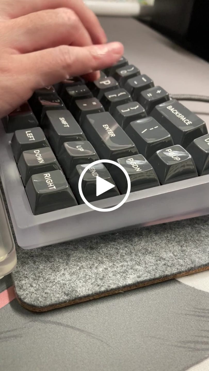 Customer video review of SILLYWORKS X GATERON TYPE R TACTILE SWITCH FACTORY LUBED EDITION (10PCS)
