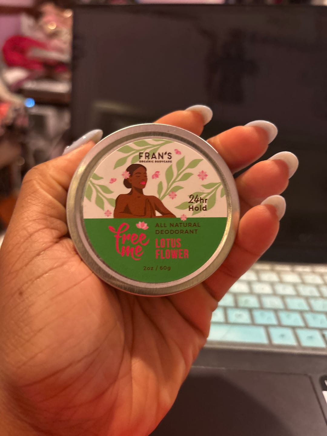 Customer photo review of FreeMe All Natural Deodorant