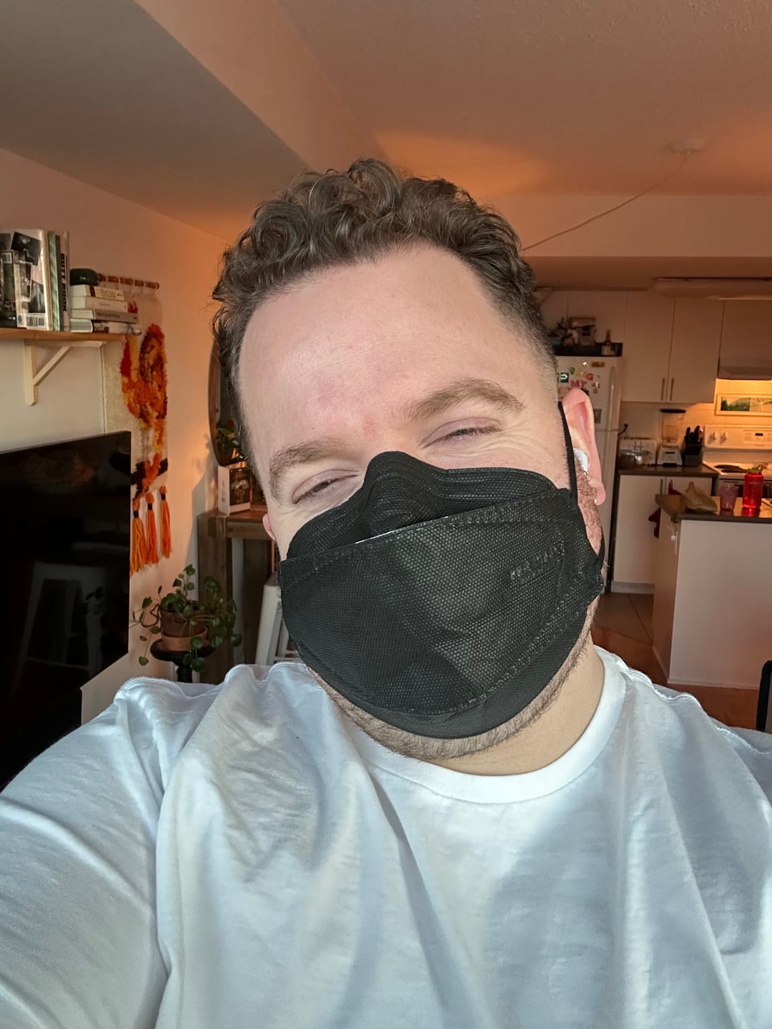 Customer photo review of N95 Respirator Face Mask Made in Canada (Large)