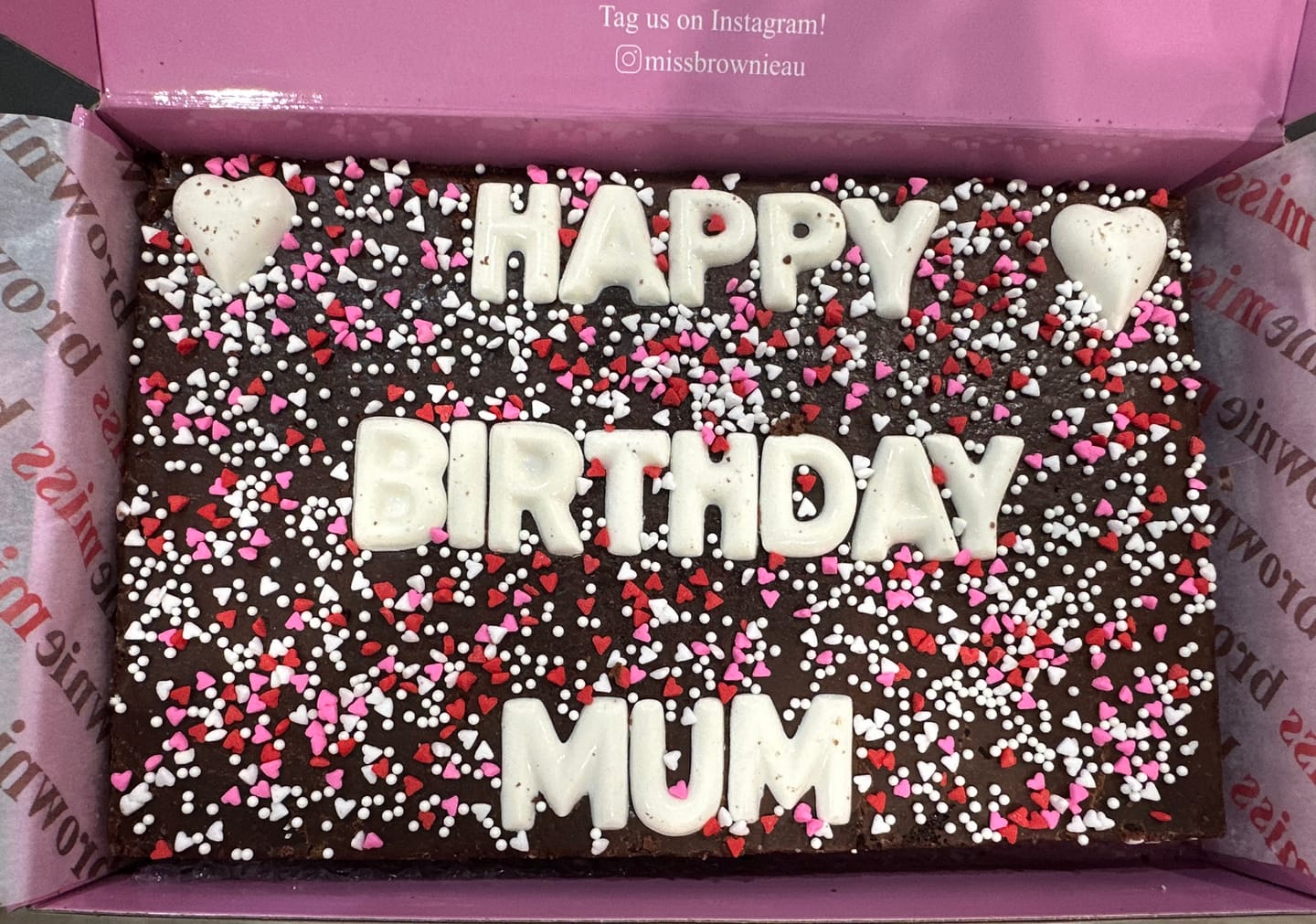 Customer photo review of Custom Brownie
