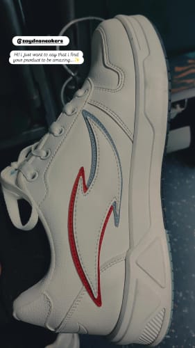 Customer photo review of VIGOR Ocean White Men's casual sneaker