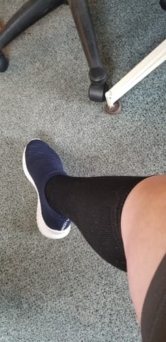 Customer photo review of Performance Eucalyptus Compression Socks