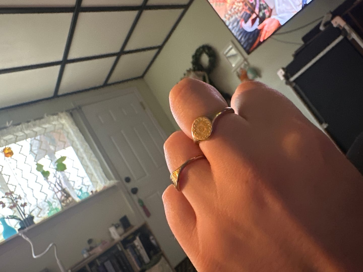 Customer photo review of Summer Solstice Gold Ring