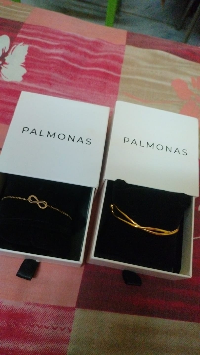 Customer photo review of Twisted Gold Cuff Bracelet