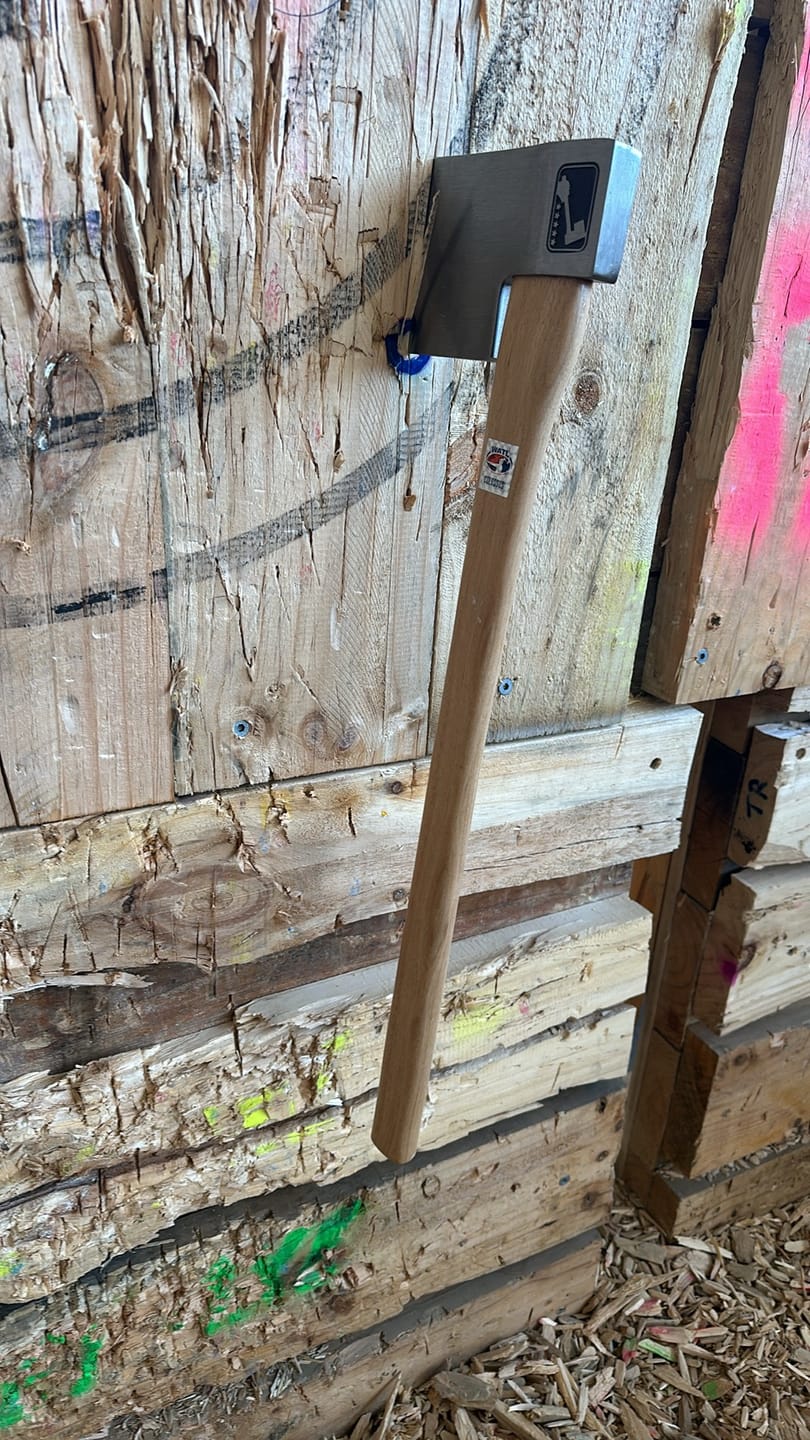 Customer photo review of The Colossus Throwing Axe - Big Axe