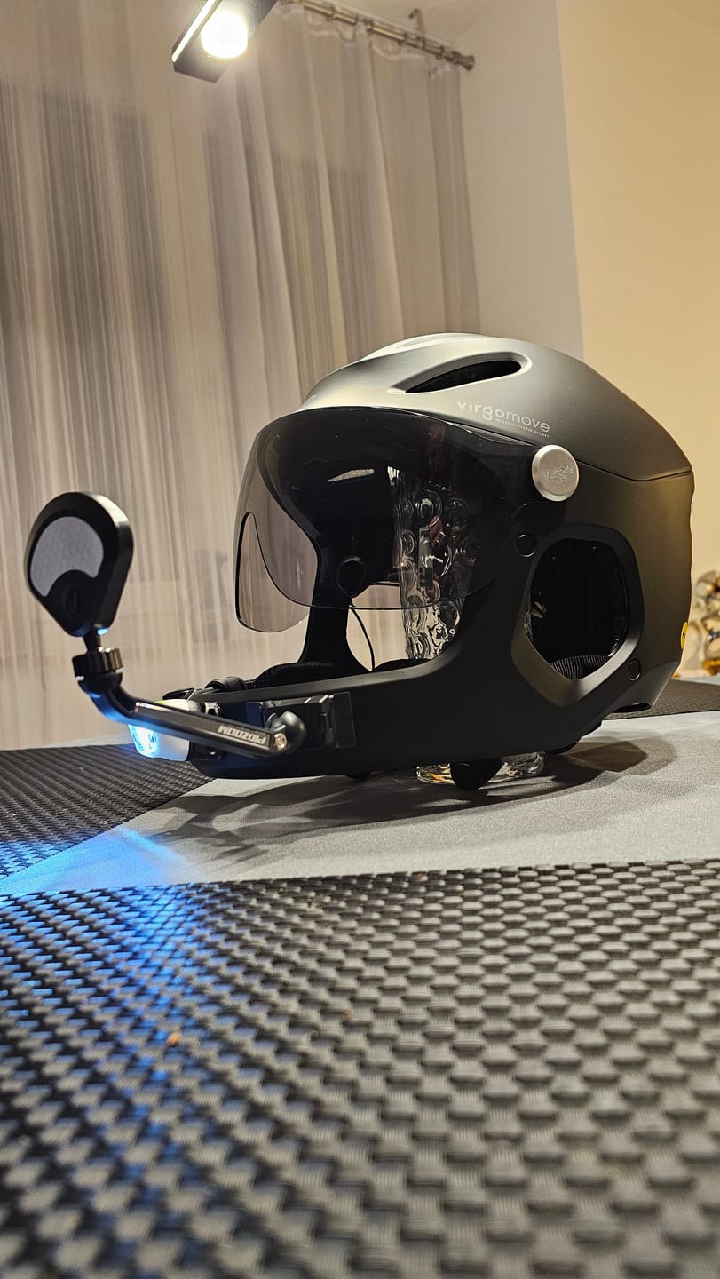 Customer photo review of Helmet Mirror