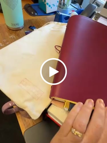 Customer video review of Planners Starter Kit-  'CANDY HEART'