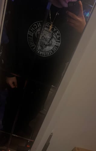 Customer photo review of Lazy J Ranch Performance Breed Pullover Hoodie - Black