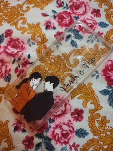 Customer photo review of Couple Customize Transparent Silicon Case For Motorola