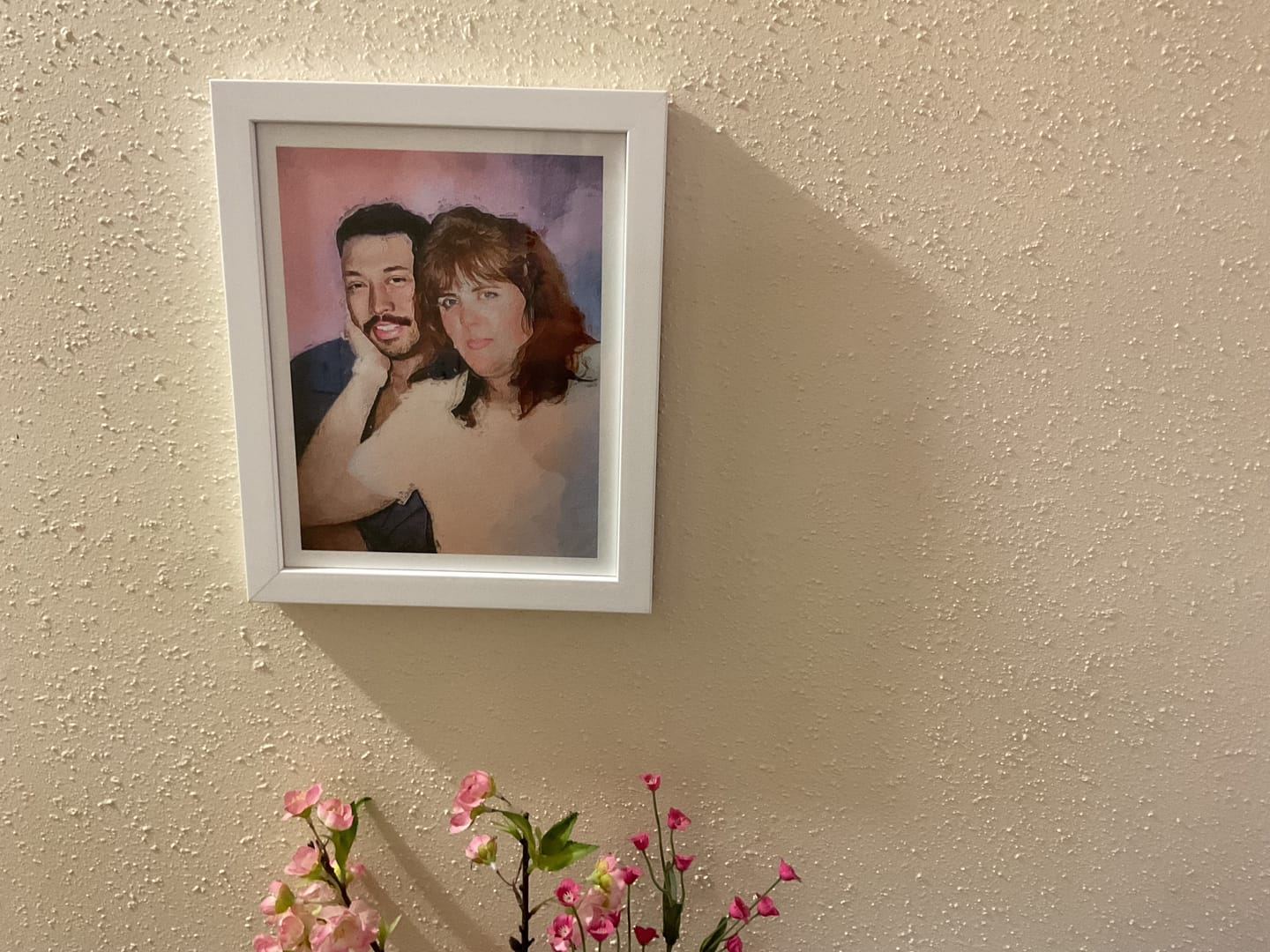 Customer photo review of Custom Engagement Anniversary Couple Portrait