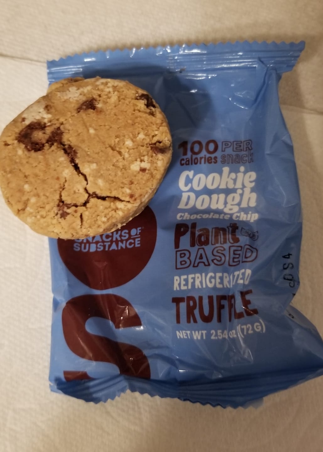 Customer photo review of Cookie Dough Chocolate Chip Truffle  - 6 Truffles
