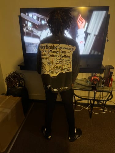 Customer photo review of Godspeed Black Monday Thermal L/S Washed Grey