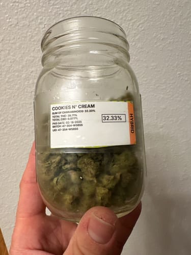 Customer photo review of Cookies and Cream - 28 Grams Littles - Hybrid
