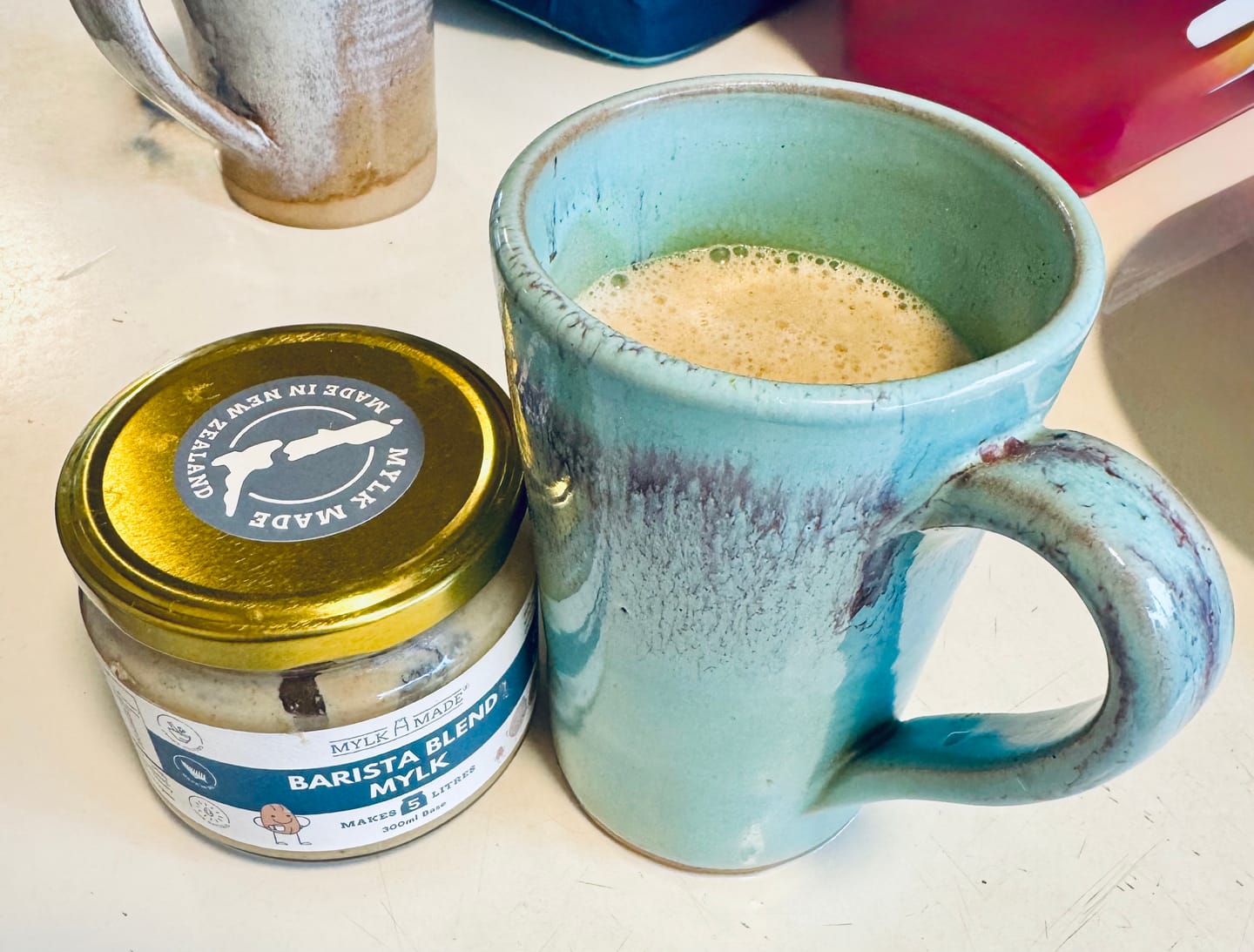 Customer photo review of Barista Blend Mylk Base