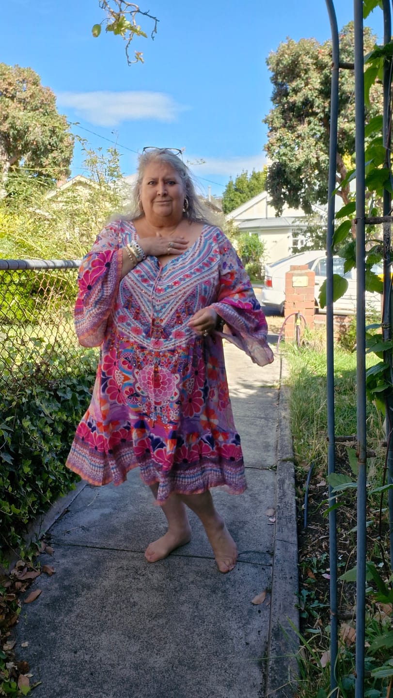 Customer photo review of CHERRY BLOSSOM - GYPSY DRESS