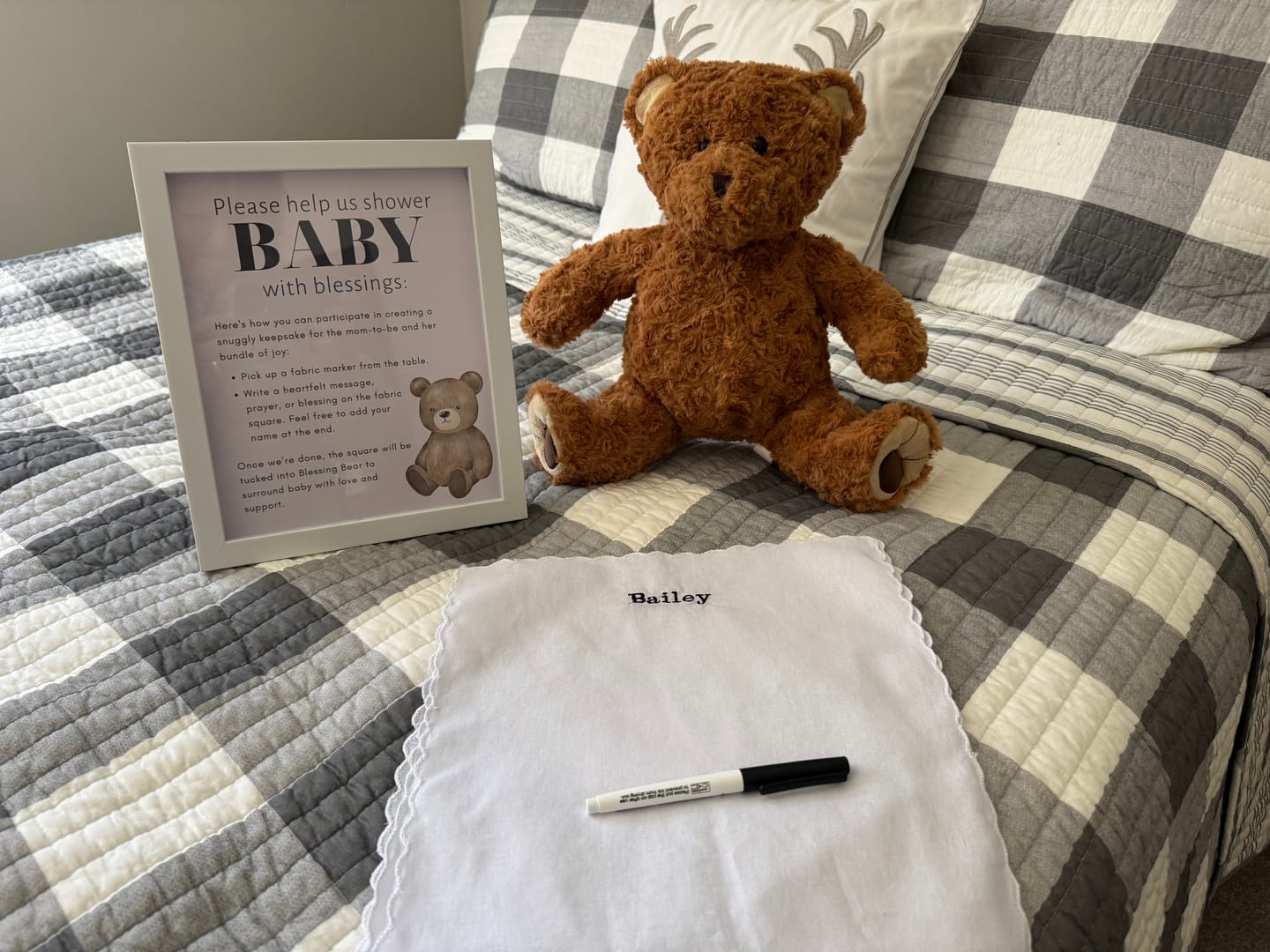Customer photo review of Toffee Blessing Bear™