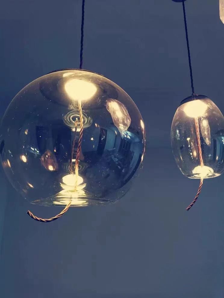 Customer photo review of Clara Glass LED Pendant Light