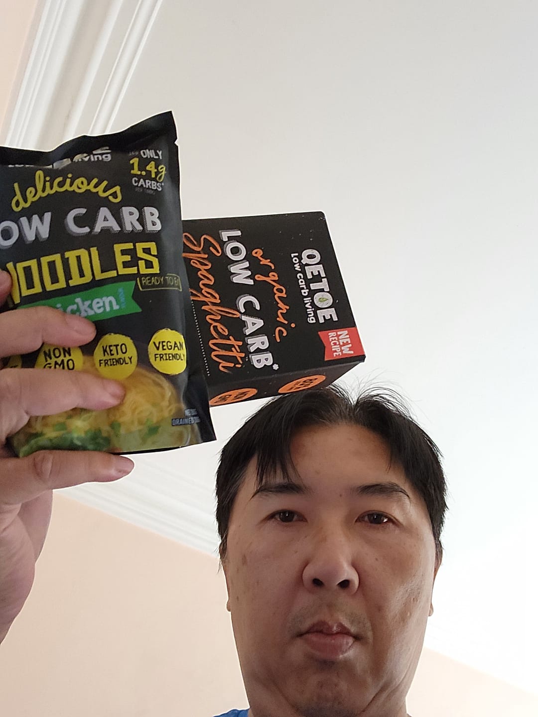 Customer photo review of Starter Pack. 2x Qetoe Low Carb Spaghetti, 2 x Qetoe Low Carb Fettucine