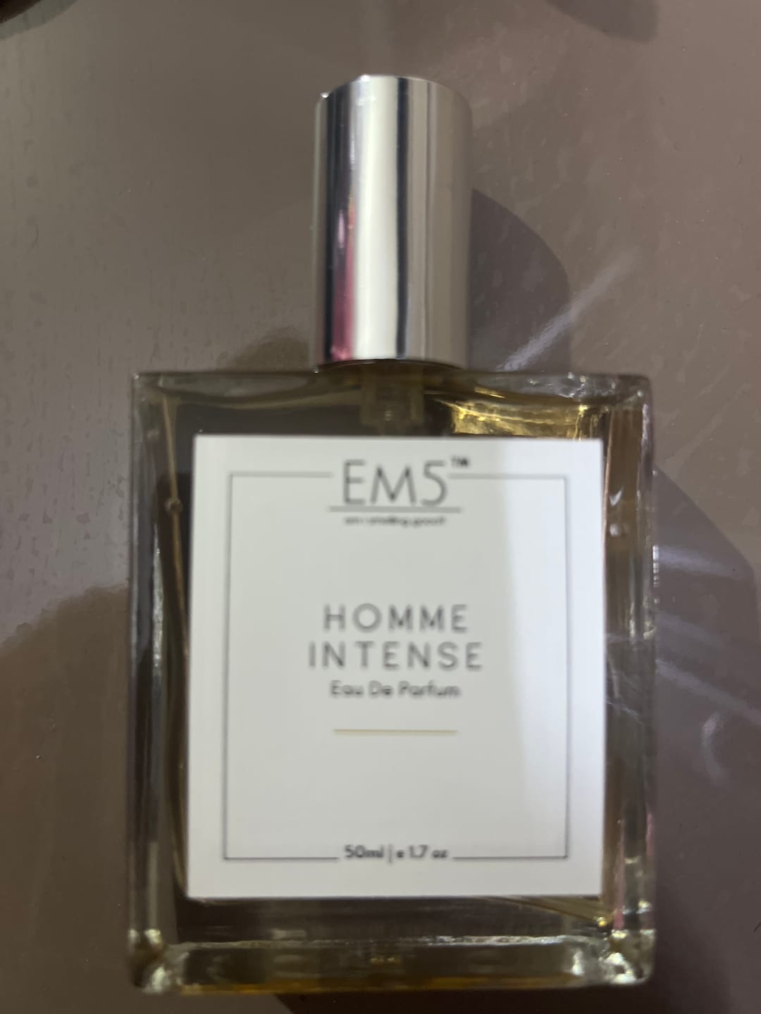 Customer photo review of EM5™ Homme Intense Perfume EDP Spray for Men | Iris Woody Powdery Fragrance | Luxury Gift for Him | Variants Available: 50 ml Spray / 15 ml Spray