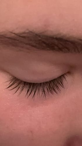 Customer photo review of Lash Growth Serum