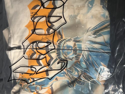 Customer photo review of Godspeed Chrome Liberty Zip Up Hoodie Bone