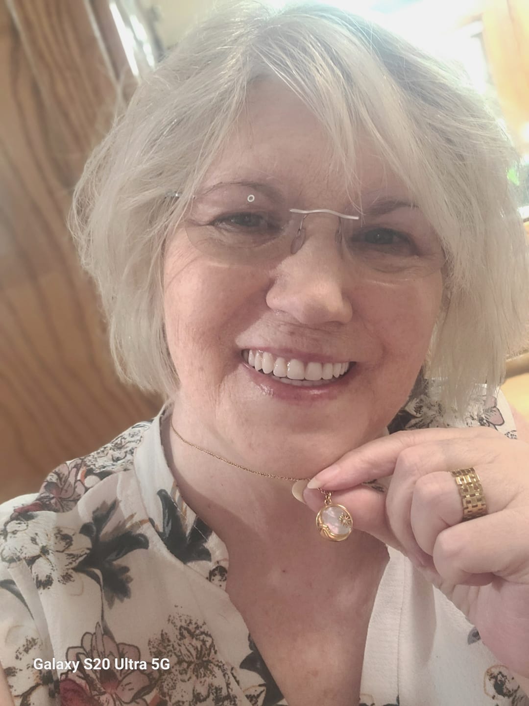 Customer photo review of Celeste Necklace