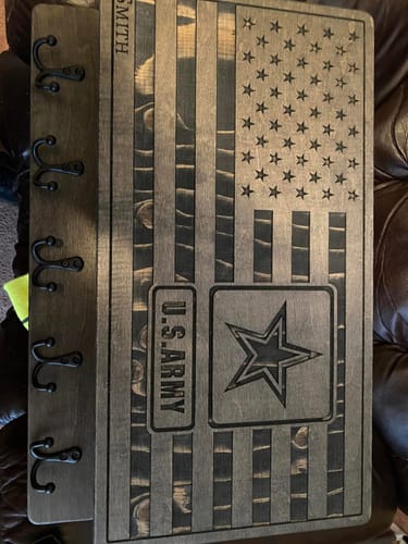 Customer photo review of PERSONALIZABLE ARMY