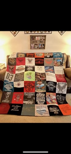 Customer photo review of T Shirt Quilt by Project Repat