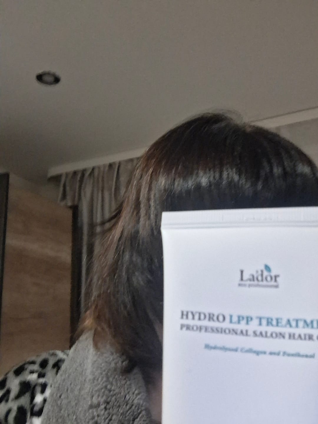 Customer photo review of Maska bojātiem un sausiem matiem ar kolagēnu Lador Eco Hydro LPP Treatment
