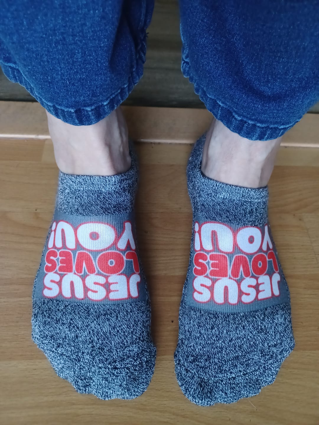 Customer photo review of *NEW* Jesus Loves You No-Shows
