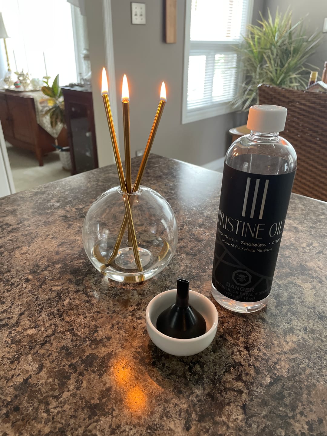 Customer photo review of Black Steel Funnel