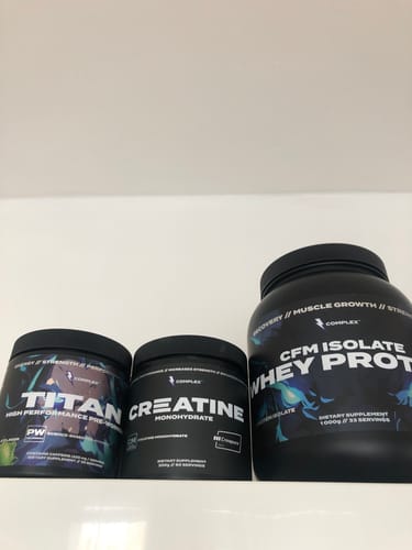 Zákaznická recenze s fotkou produktu Titan Pre-workout
