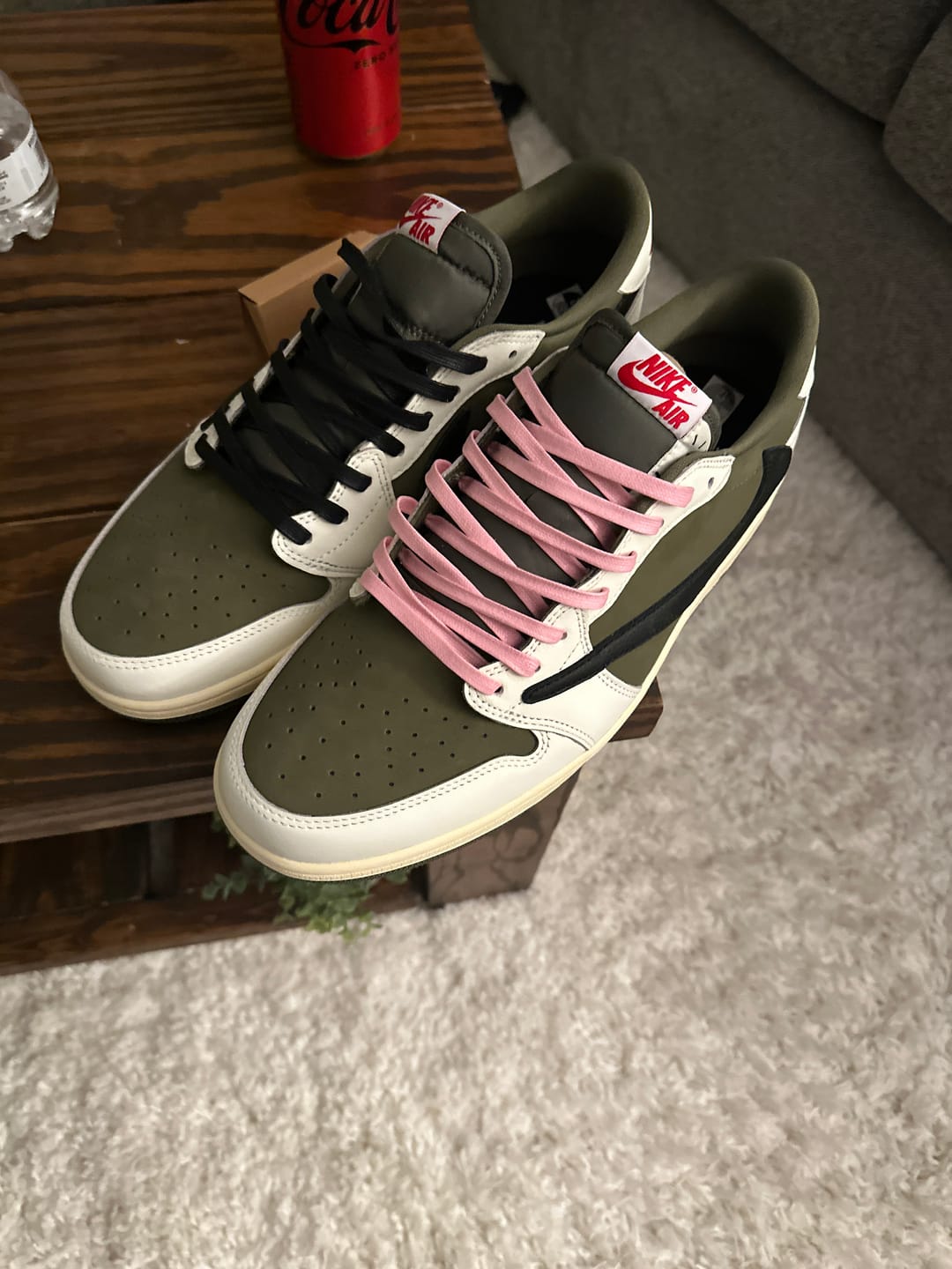 Candace L. review of Travis Scott AJ1 Retro Low OG 'Medium Olive' photo 2 out of 3