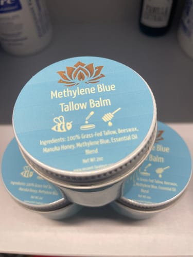 Customer photo review of Methylene Blue Tallow Balm 2oz