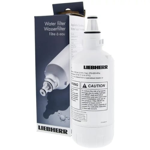 Customer photo review of Liebherr 7440000 Refrigerator Water Filter Replacement, White, 744000200