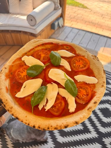 Customer photo review of Sourdough Pizza Bases