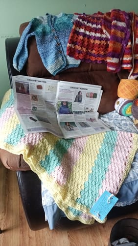 Customer photo review of Crochet Nation • 1-Issue-a-Month Subscription Plan *