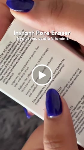 Customer video review of Instant Pore Eraser