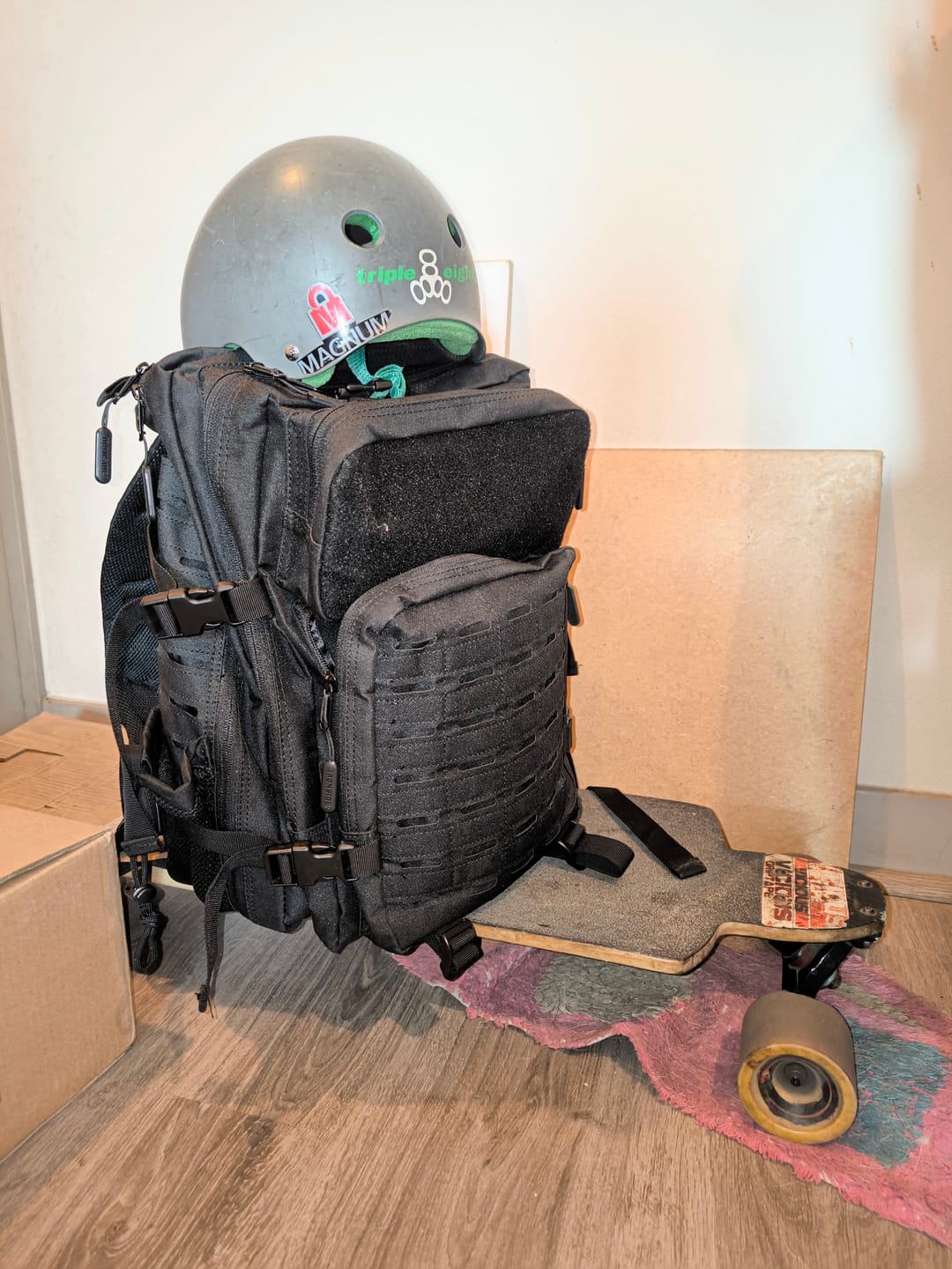 Customer photo review of Mochila IRONSIDE