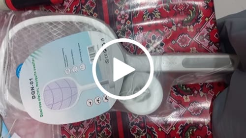 Customer video review of Lot Imported Dual Use Mosquito Killing Racket