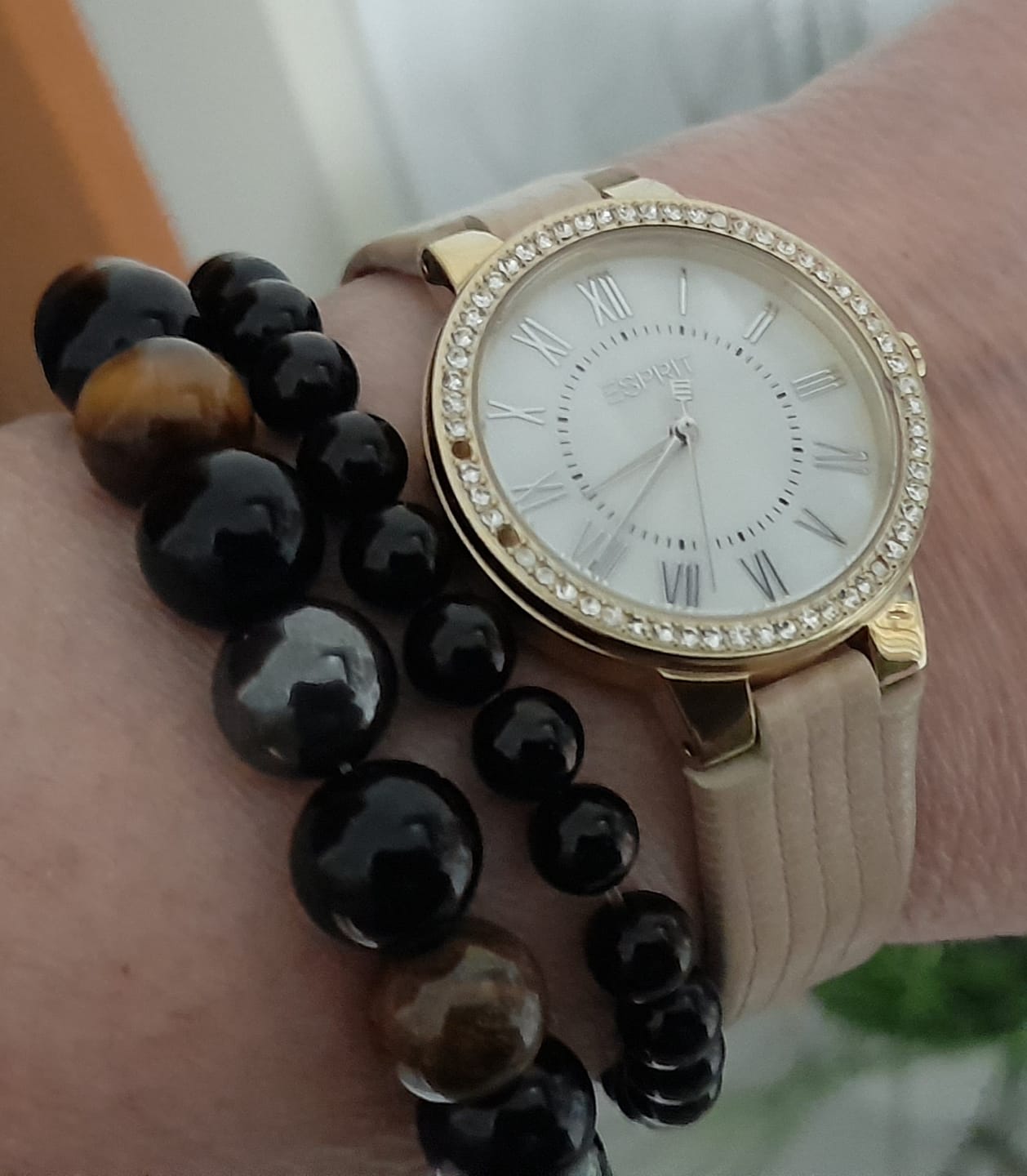Customer photo review of DREIFACHER SCHÜTZER Tigerauge - Hämatit - Schwarzer Obsidian