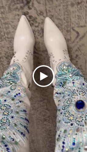 Customer video review of AXELBEAT-WHITE WESTERN BOOT