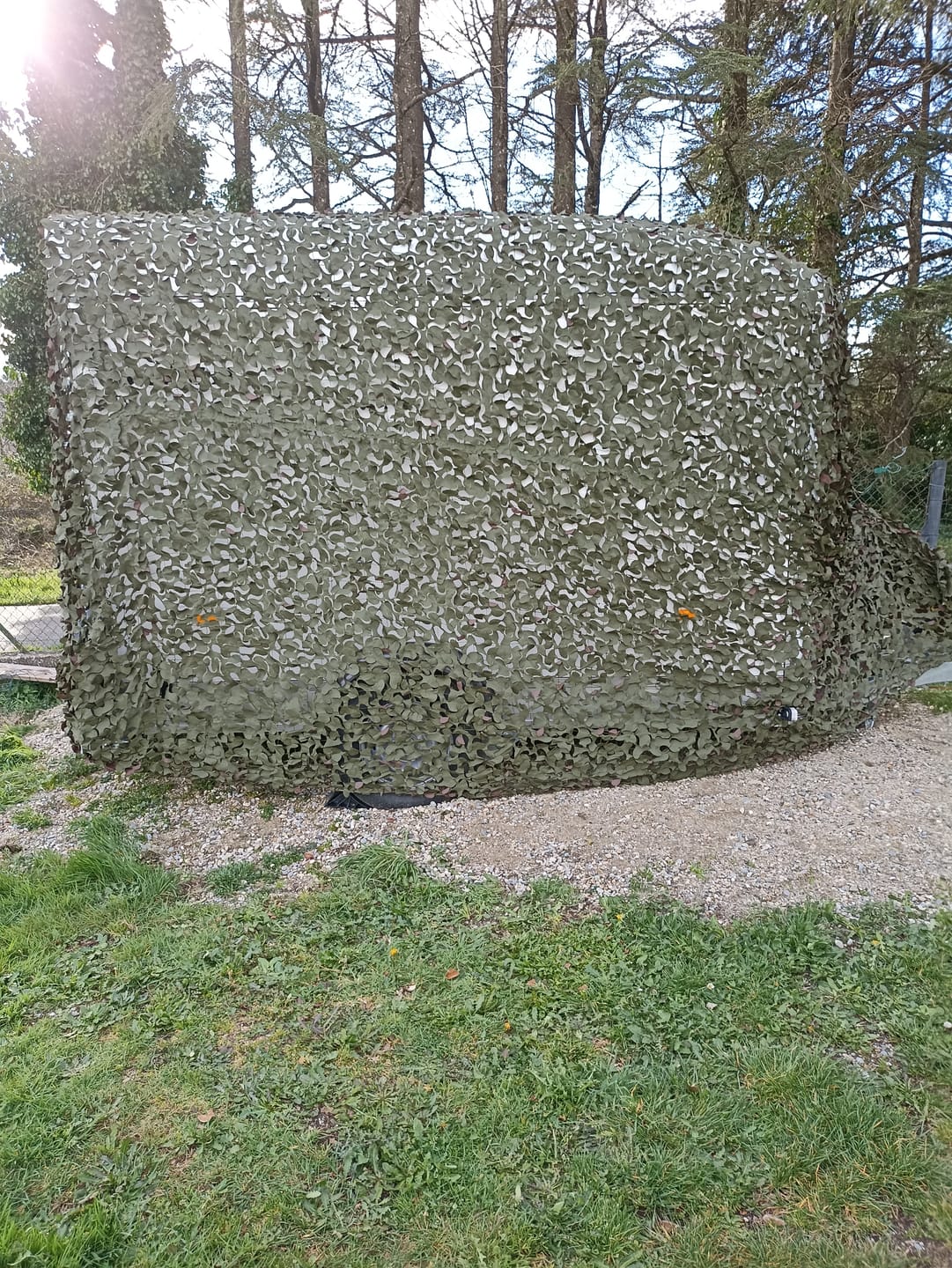 Customer photo review of Filet de camouflage renforcé militaire