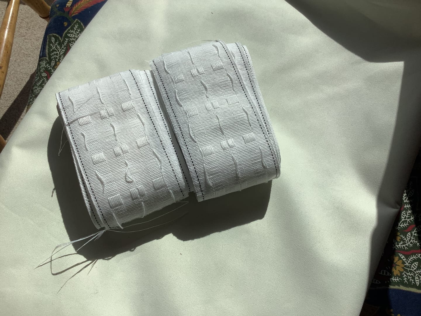 Customer photo review of Blackout Thermal Curtain Lining Fabric